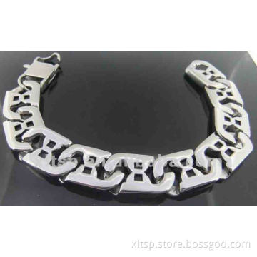TS81 316L Stainless Steel Casting Jewelry Large Mens Bracelet